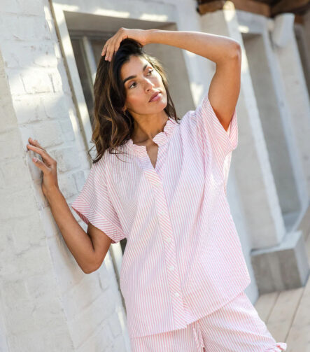Alice et Maman Algarve top & short Pyjama Pink