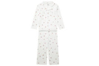 Sleepy Doe Pyjama Blouse and Trousers Cherries