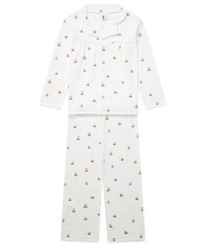 Sleepy Doe Pyjama Blouse and Trousers Cherries