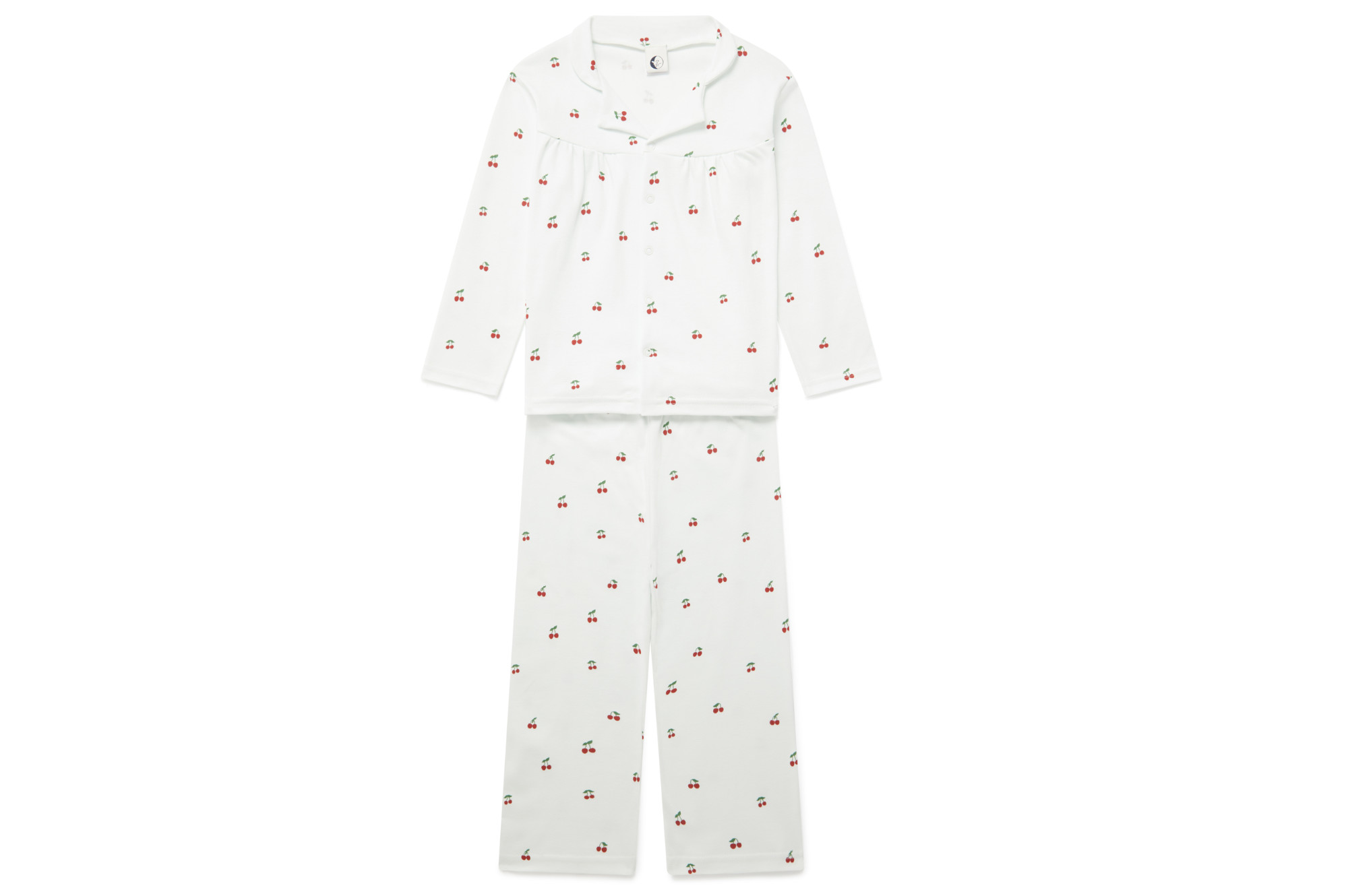Sleepy Doe Pyjama Blouse and Trousers Cherries