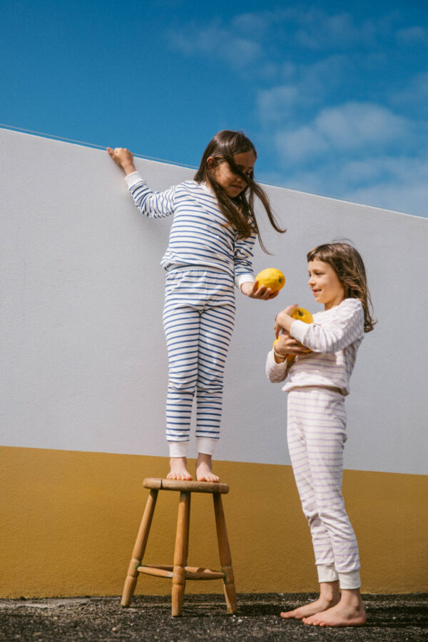 Sleepy Doe Pyjama LKids Classic Navy Breton