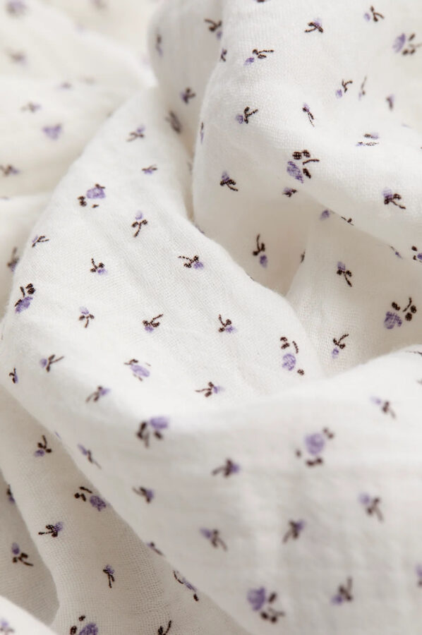Sleepy Doe Pyjama Blouse and Trousers Floral Muslin