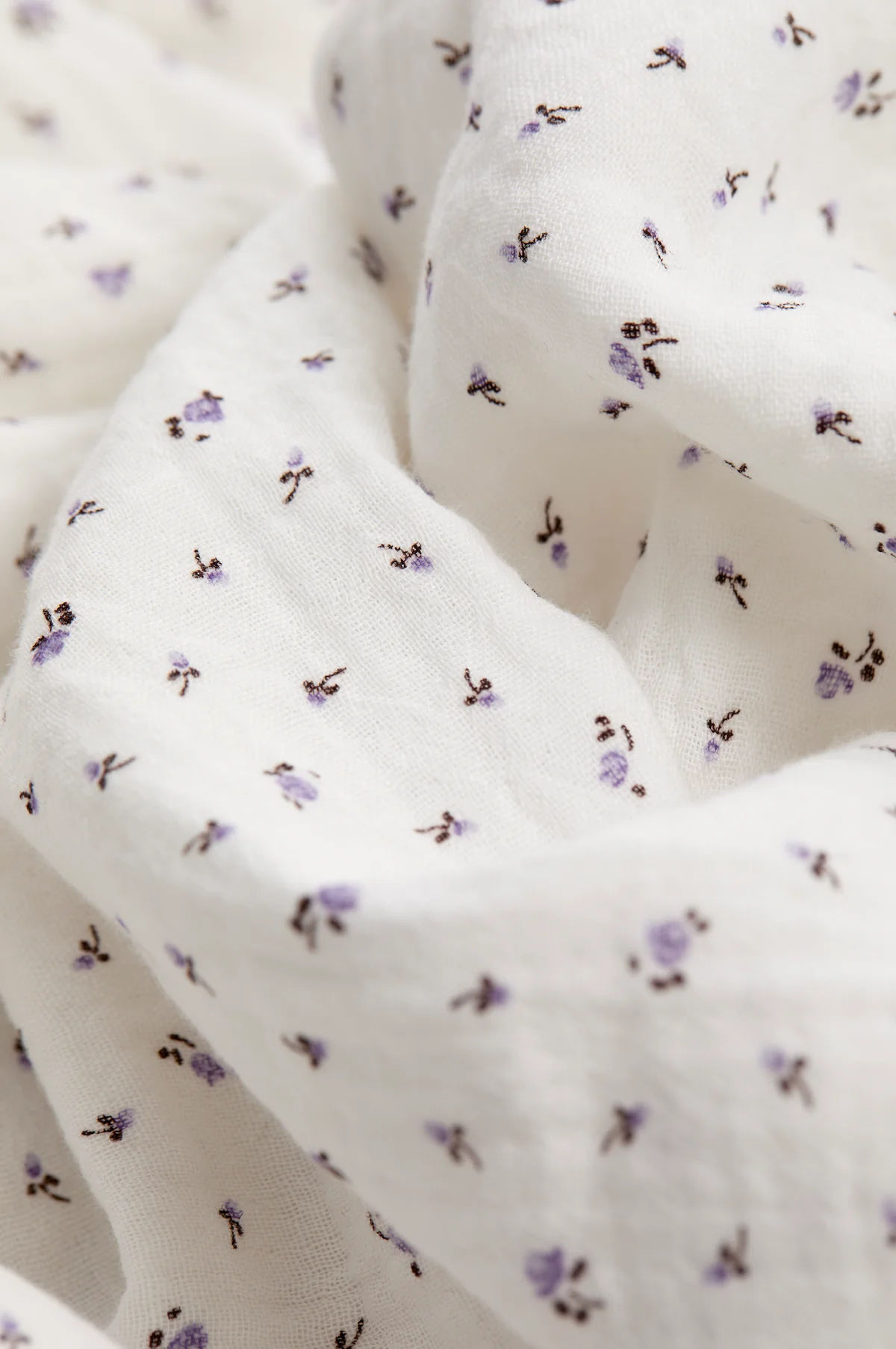 Sleepy Doe Pyjama Blouse and Trousers Floral Muslin