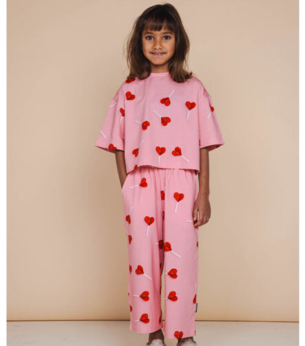 SNURK LollipopLove Cropped T-shirt Wide Pants Kids
