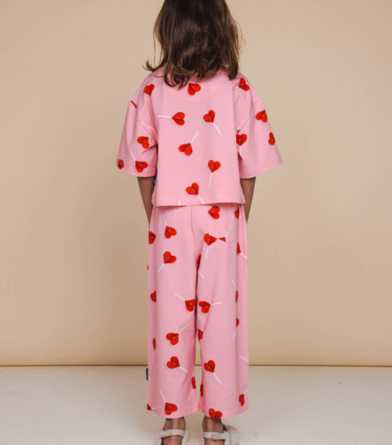 SNURK LollipopLove Cropped T-shirt Wide Pants Kids