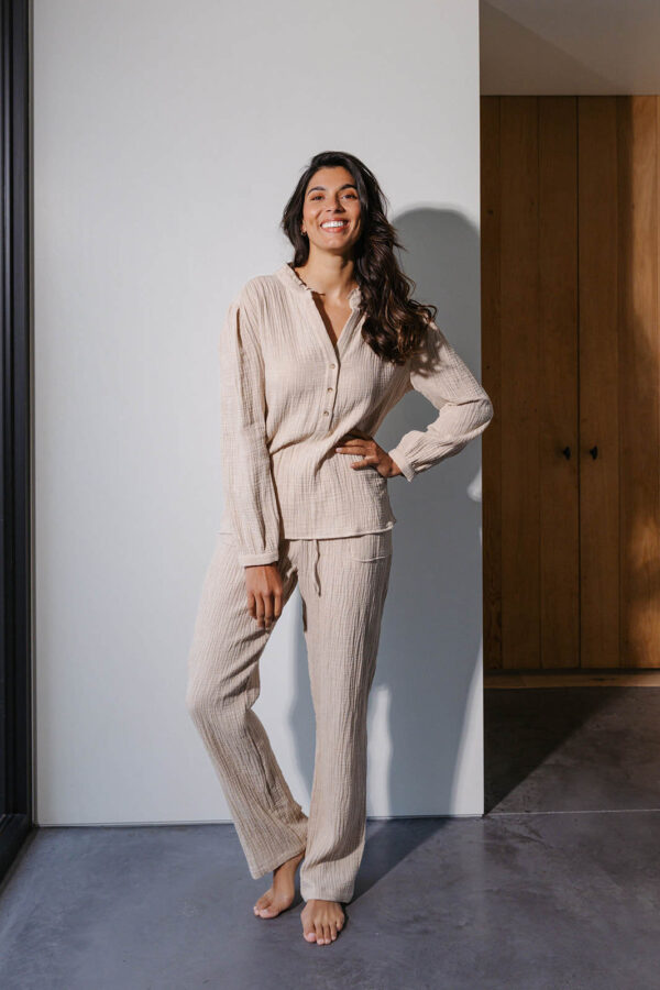Alice et Maman | Kiara pyjama Latte - Afbeelding 2